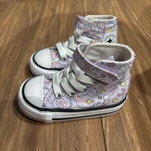 NWOT Converse Kids' Lavender High-Top Sneakers